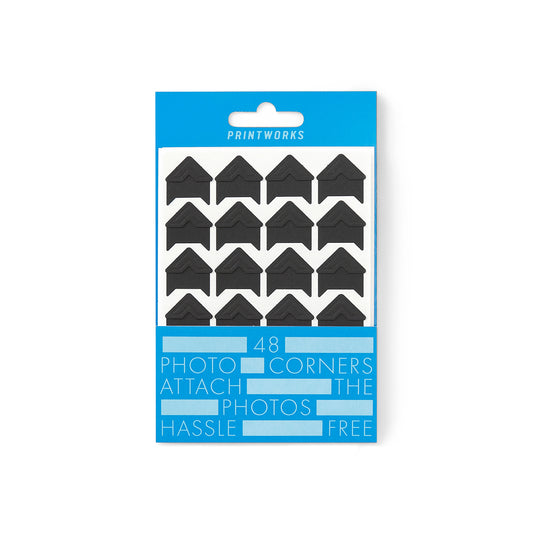 Printworks Photo Album Corners (pk of 48) Black