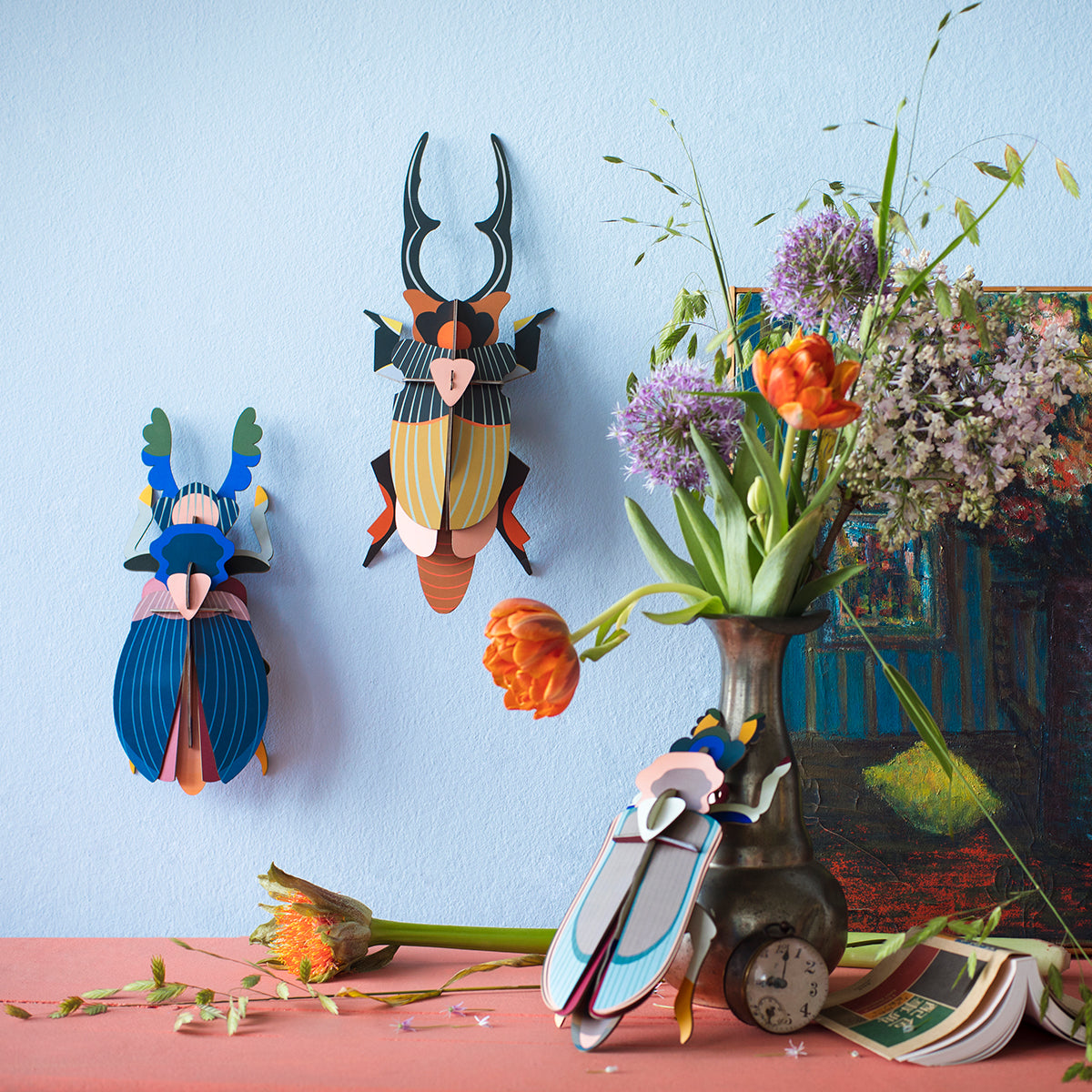 Studio Roof Wall Art Beetles (A4) Japanese Beetle