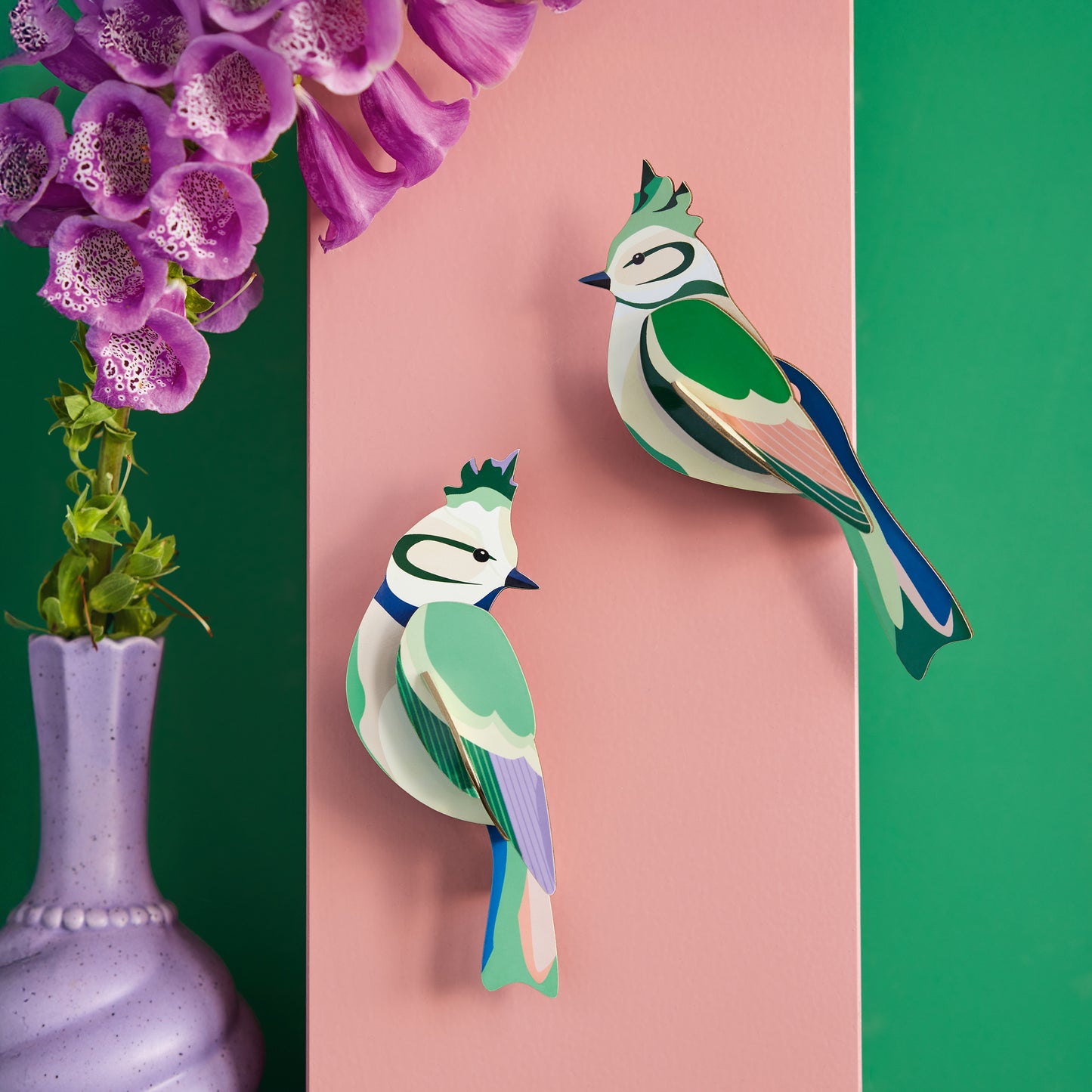 Studio Roof Wall Art Garden Birds (B6) Forest Crests