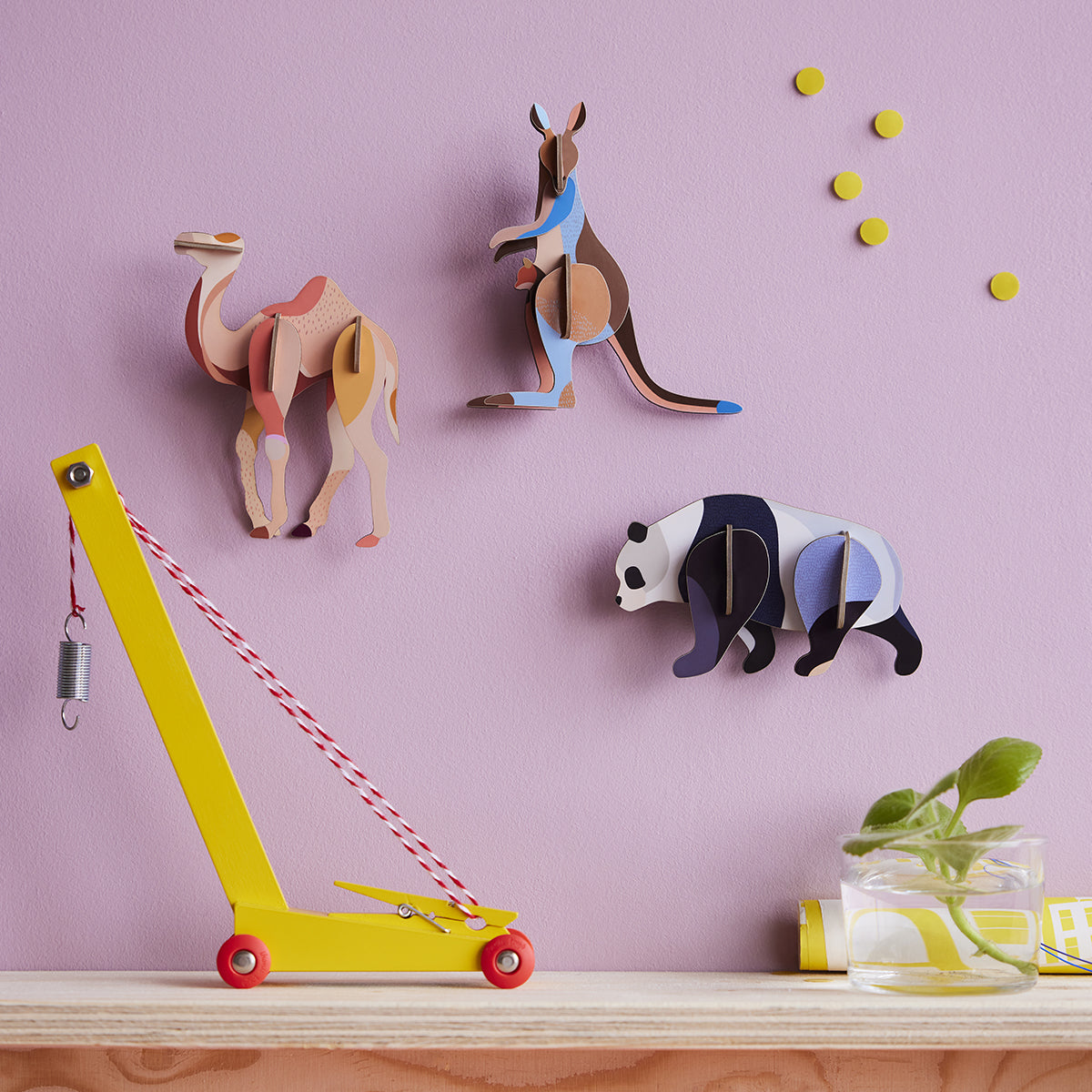 Studio Roof Wall Art Jungle Animals (B7) Panda