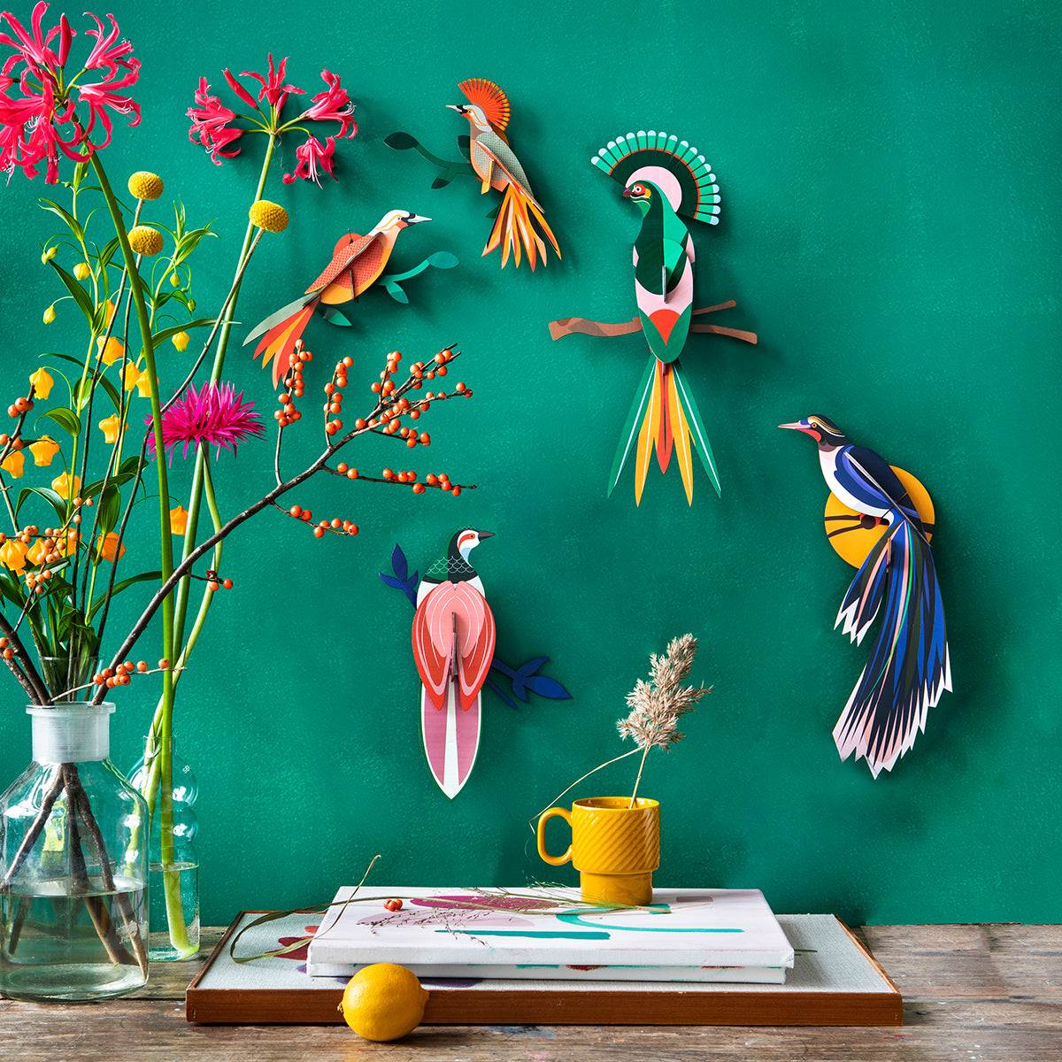 Studio Roof Wall Art Paradise Birds (B5) Flores