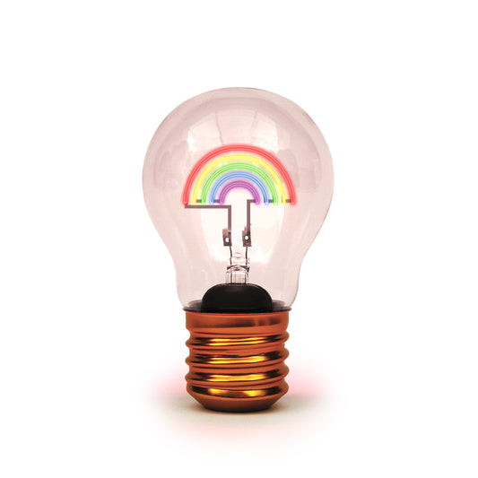 Cordless Lightbulb Rainbow