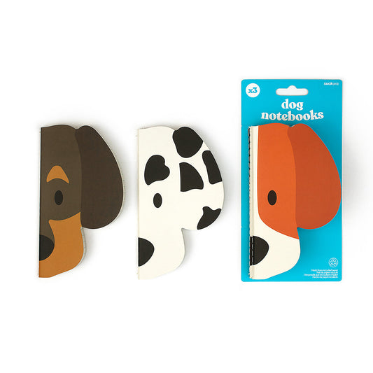 Suck UK Notebooks Dog Shaped (Set of 3)
