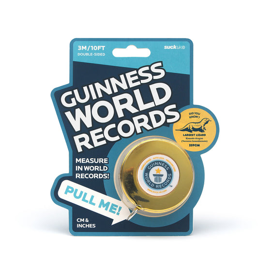 Suck UK Guinness World Records Tape Measure
