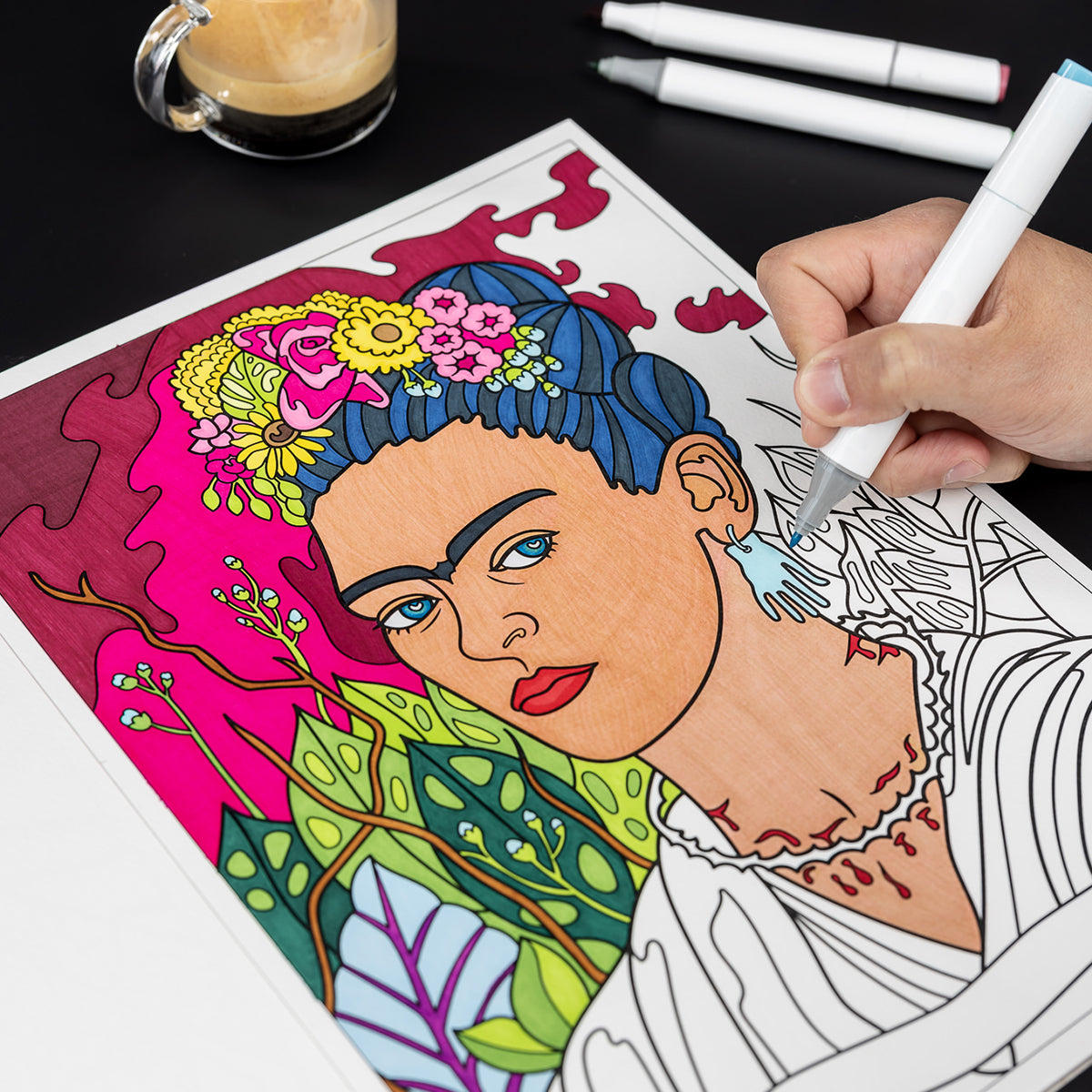 Today Is Art Day Colouring Book Frida Kahlo