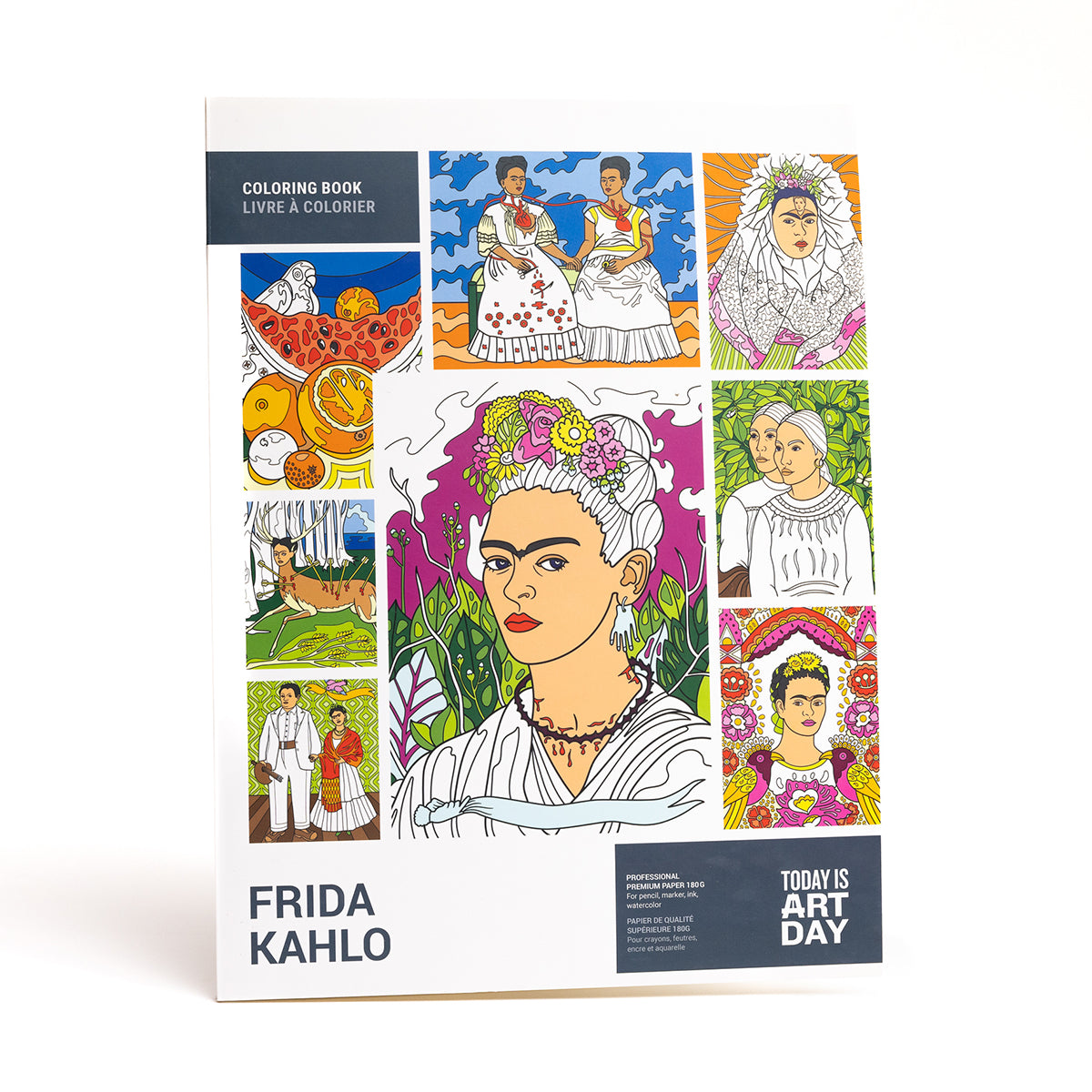 Today Is Art Day Colouring Book Frida Kahlo