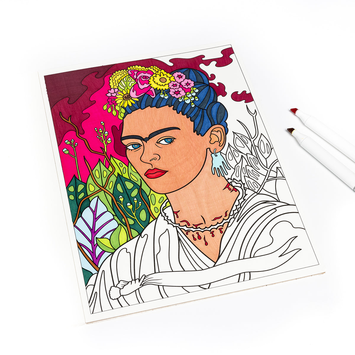 Today Is Art Day Colouring Book Frida Kahlo
