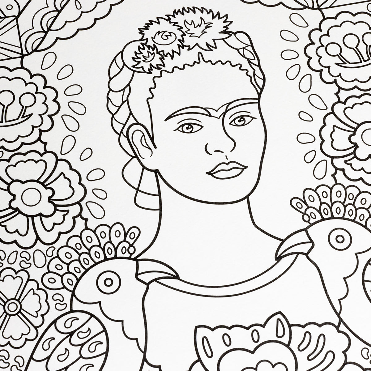 Today Is Art Day Colouring Book Frida Kahlo