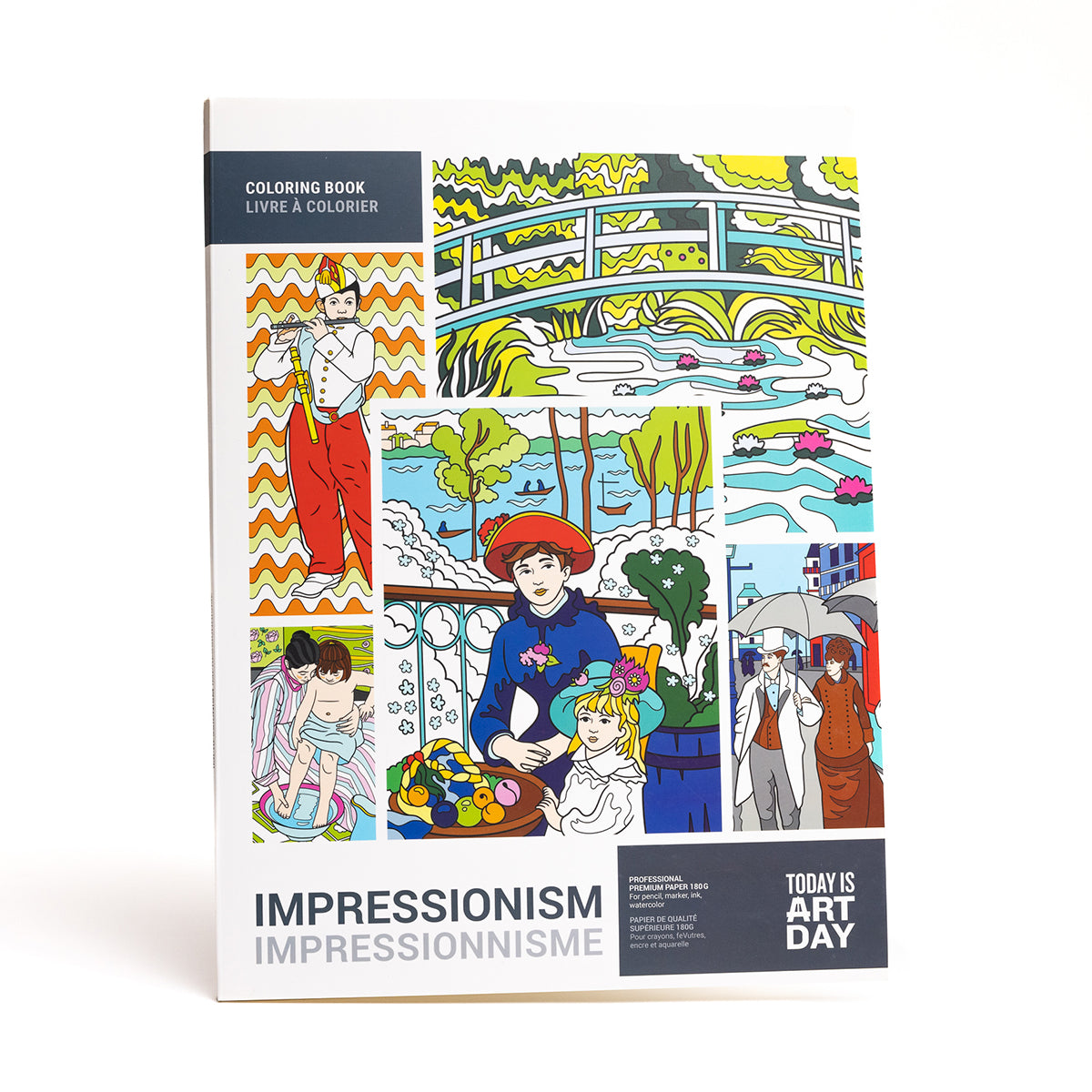 Today Is Art Day Colouring Book Impressionism