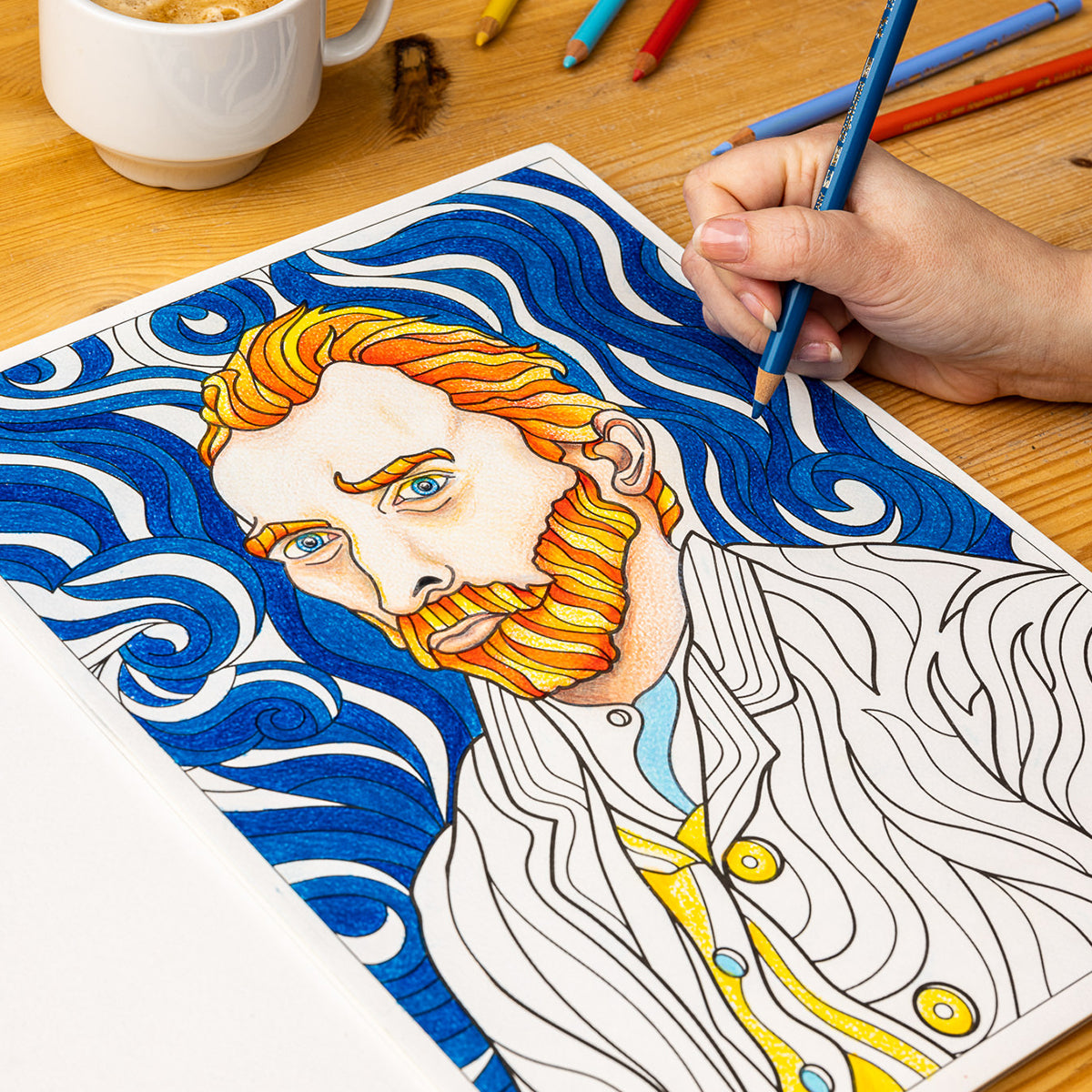Today Is Art Day Colouring Book Vincent Van Gogh