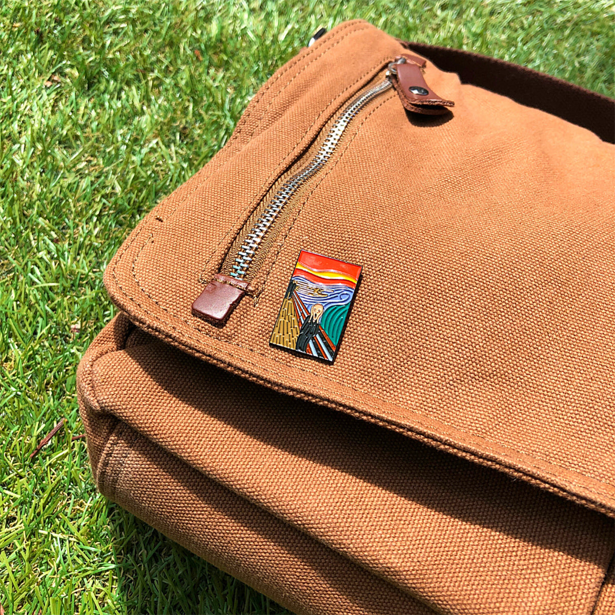 Today Is Art Day Enamel Pin Edvard Munch The Scream