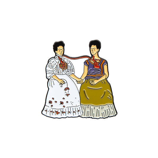 Today Is Art Day Enamel Pin Frida Khalo Two Fridas