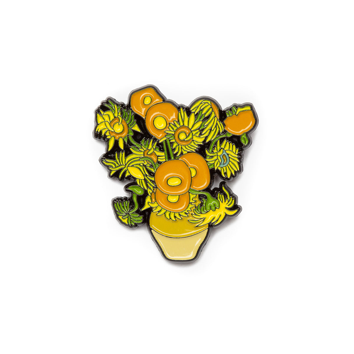 Today Is Art Day Enamel Pin Vincent Van Gogh Sunflowers