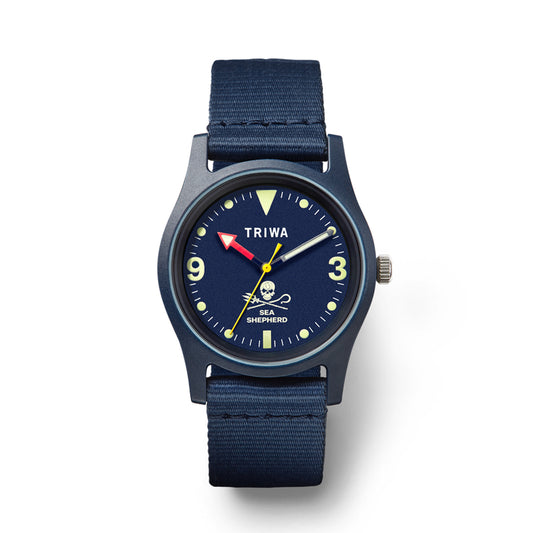 TRIWA Time for Oceans Sea Shepherd Deep Blue Watch Watch