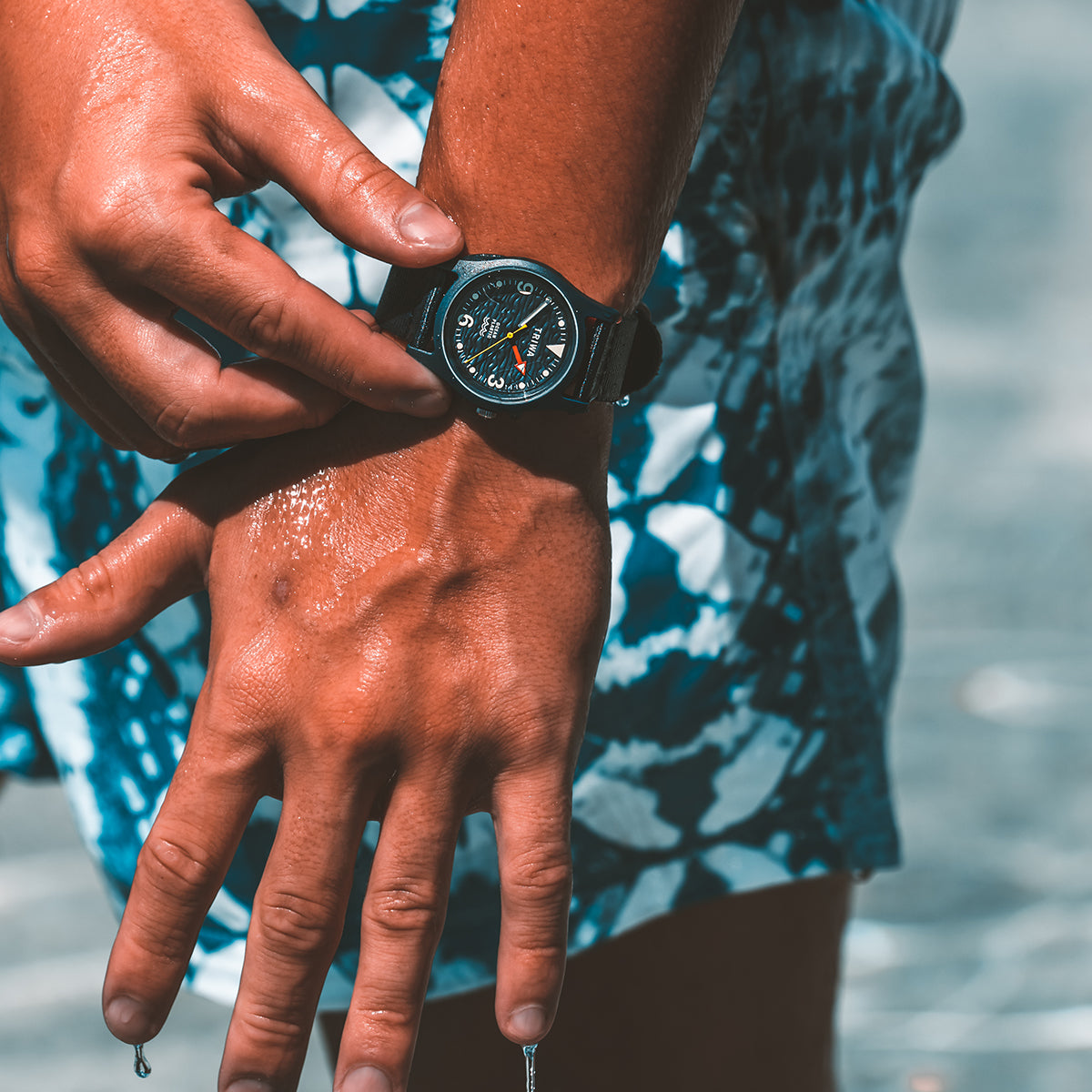 TRIWA Time for Oceans Deep Blue Watch Watch