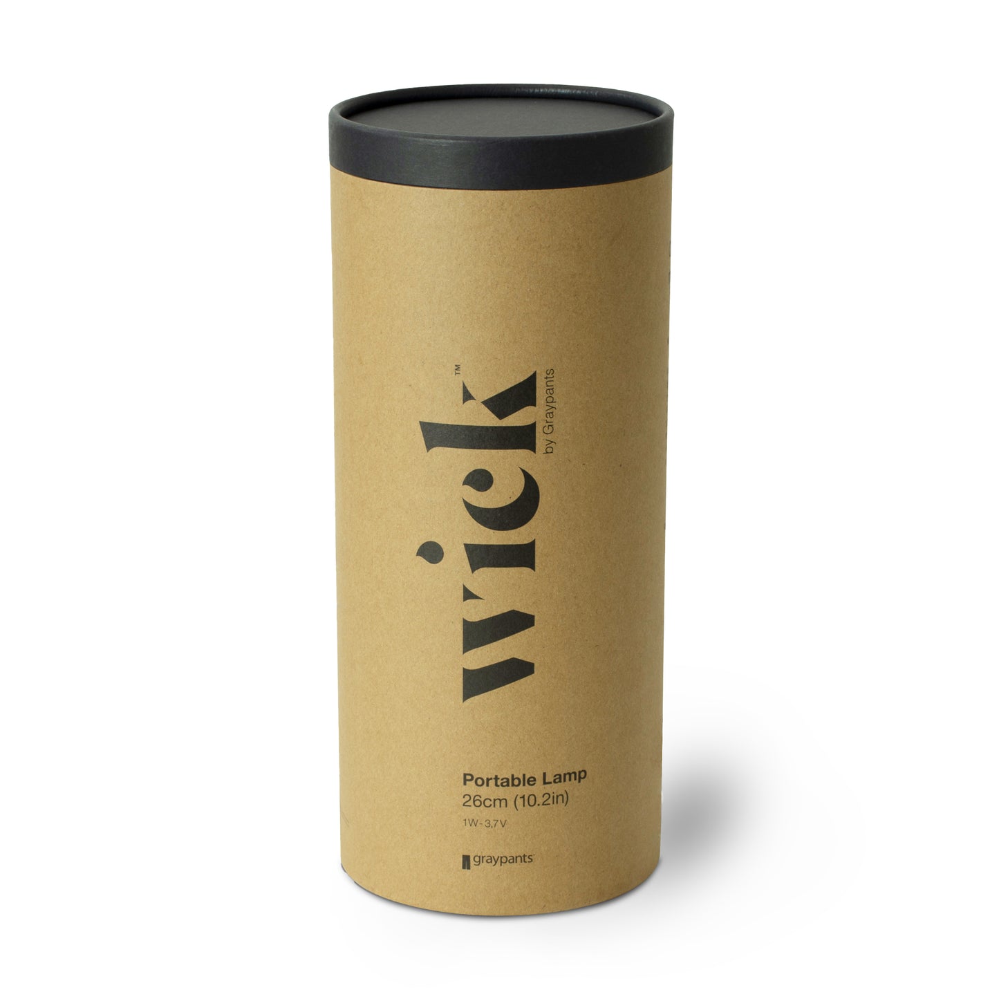 Wick Wick Black LED Candlestick Lamp LED Candlestick Lamp