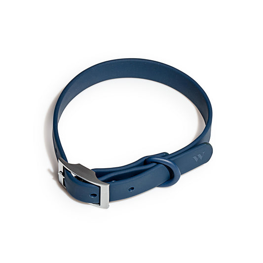 Wild One Dog Collar Large Navy