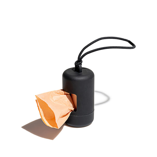 Wild One Dog Poop Bag Carrier Black
