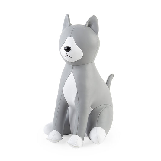 Zuny Doorstop Cat Tuxedo Grey