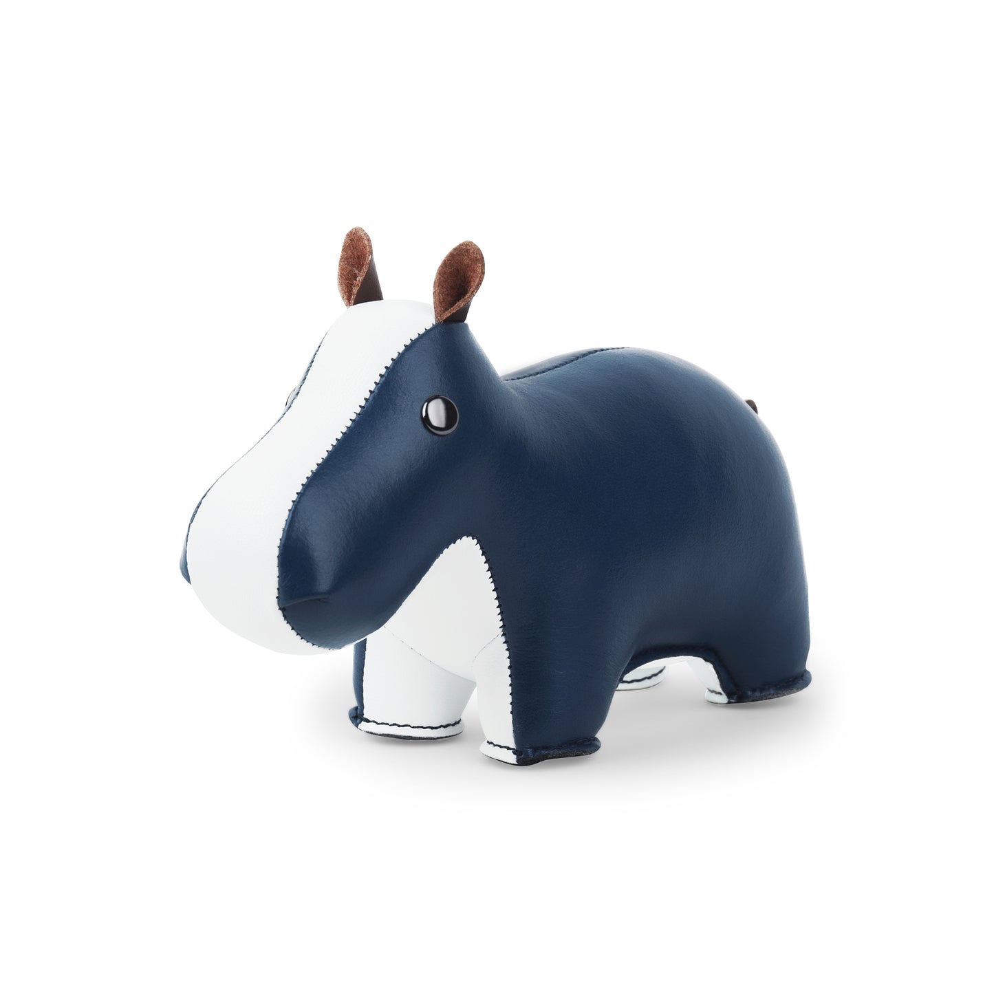 Zuny Paperweight Classic Hippo Midnight Blue