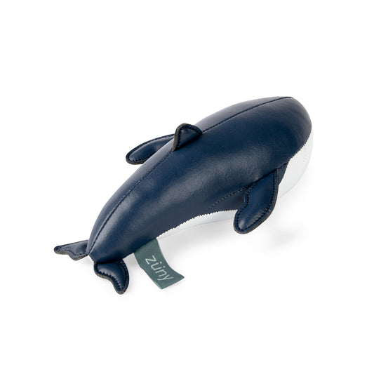 Paperweight Whale Wave Midnight Blue
