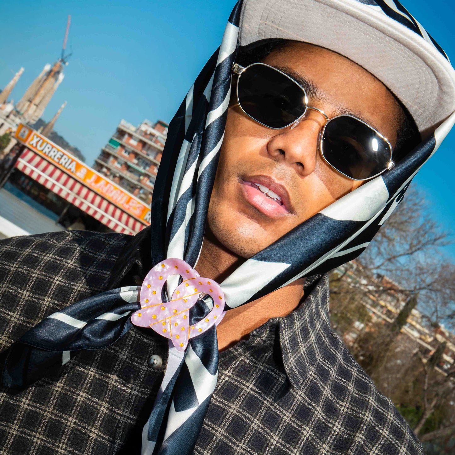 Eat My Socks Hair Claw Pretzel