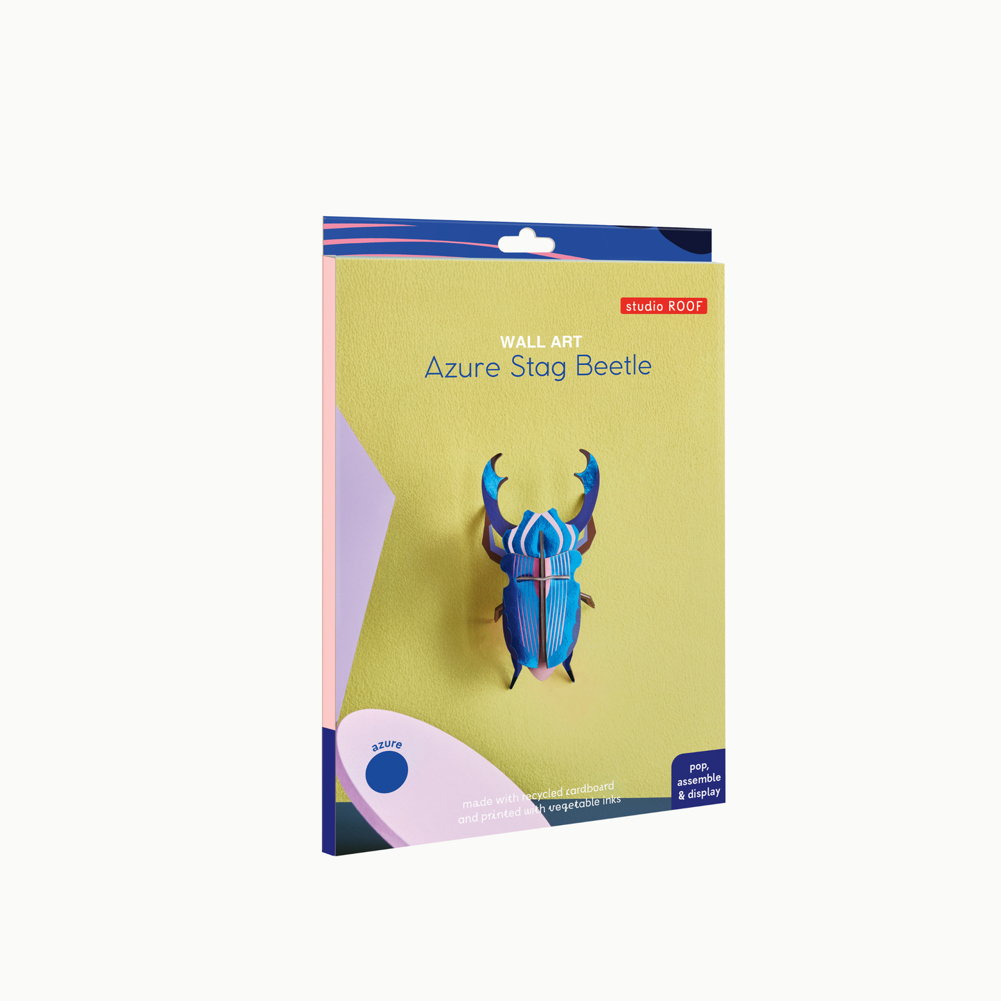 Studio Roof Wall Art Beetles (B6) Azure Stag Beetle