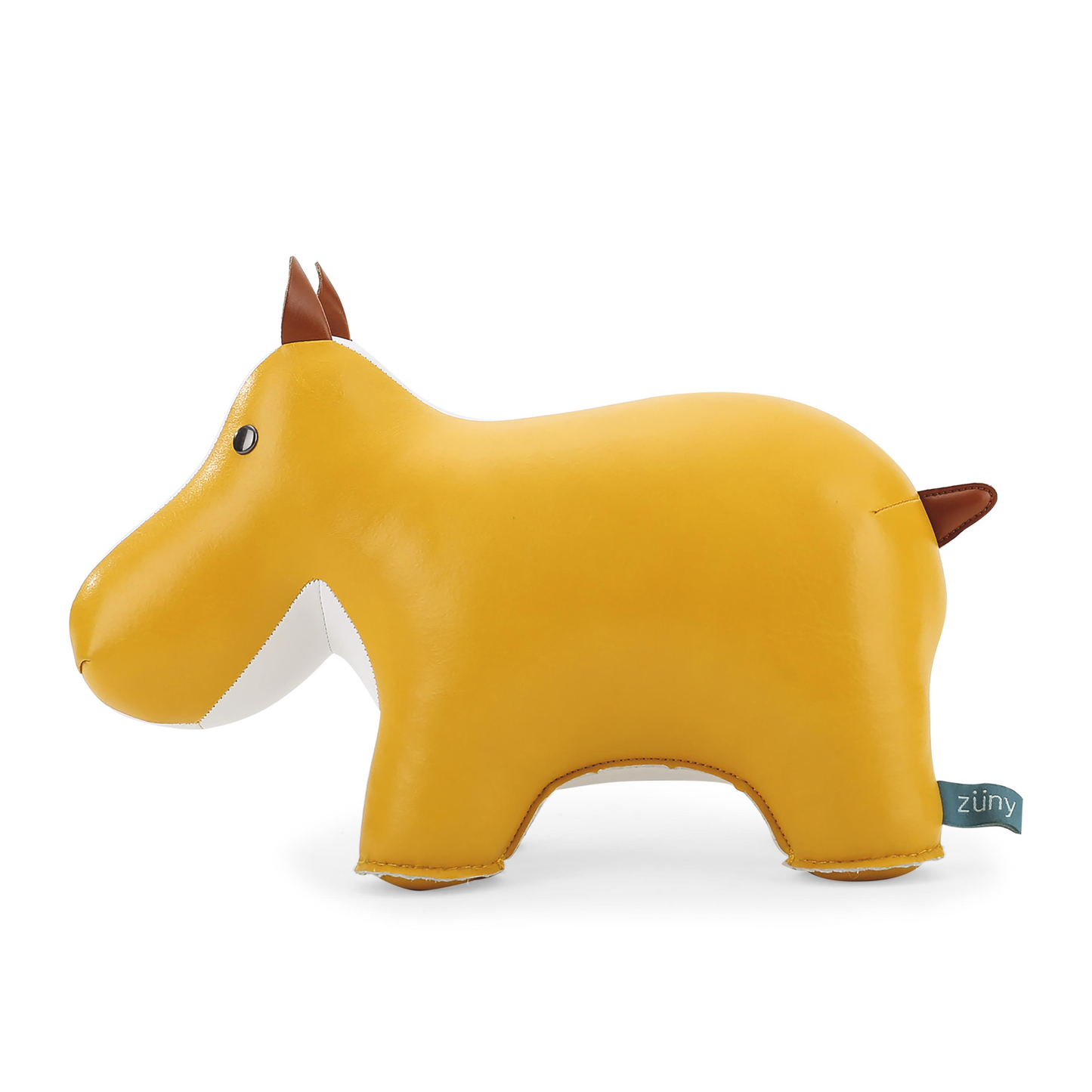 Zuny Bookend Classic Hippo Ochre Yellow