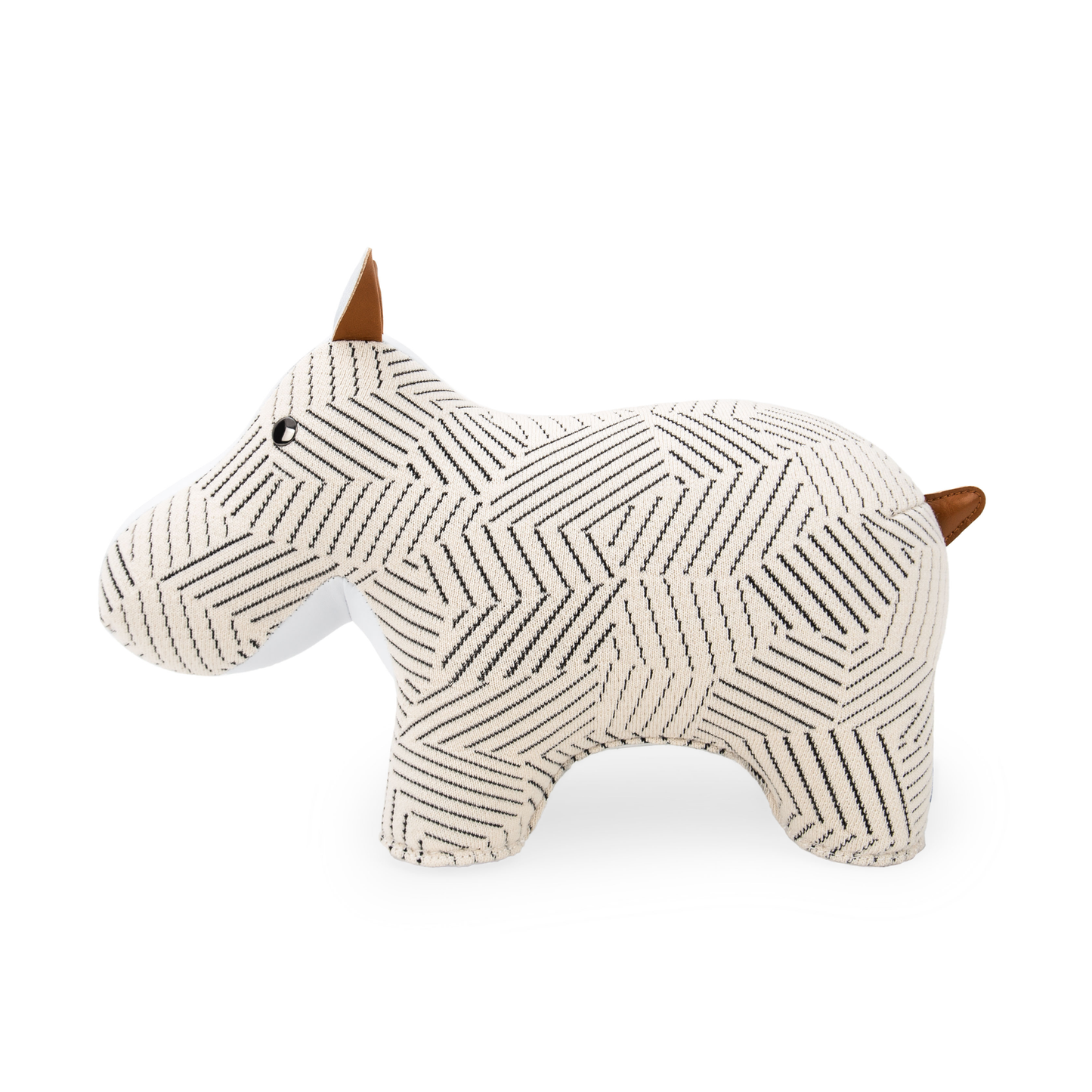 Zuny Bookend Hippo Kvadrat Razzle Dazzle White