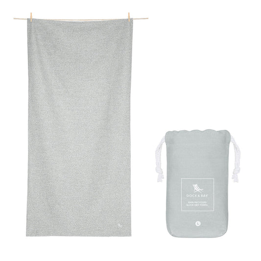 Fitness Towel Essential Collection L Mountain Grey
