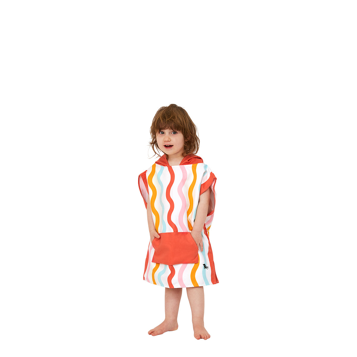 Poncho Kids Collection Squiggle Face