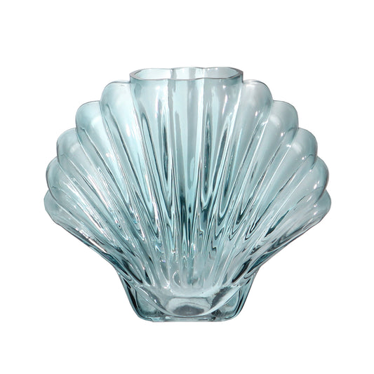 Seashell Vase Blue