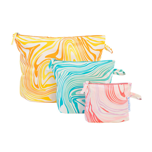 Pouches (set of 3) Marble