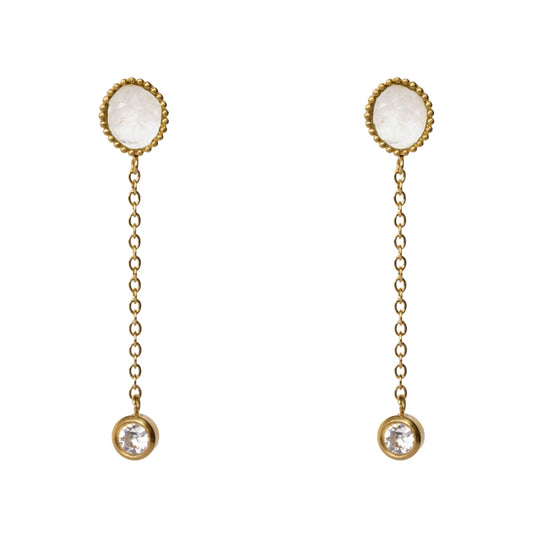 AEC Paris Earrings Clio Moonstone