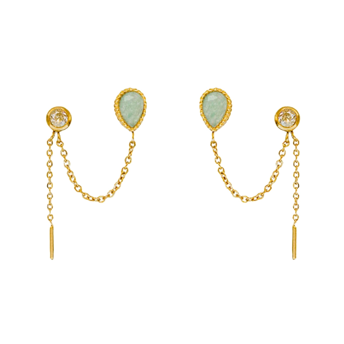 AEC Paris Earrings Cybele Aventurine