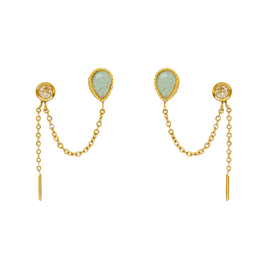 AEC Paris Earrings Cybele Aventurine