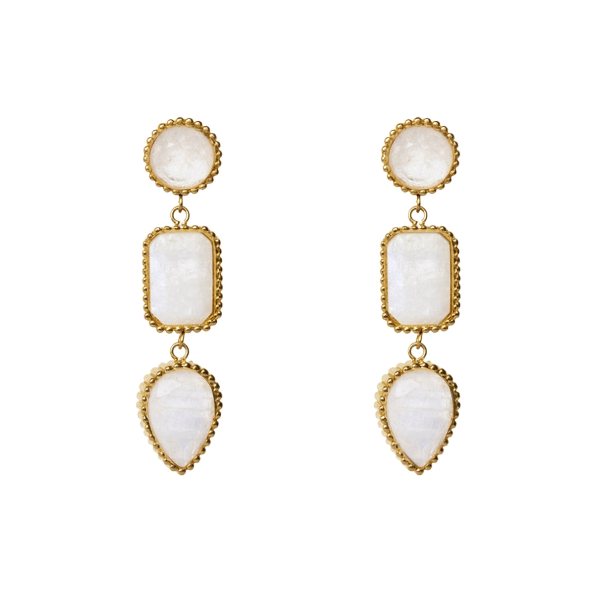 AEC Paris Earrings Persephone Moonstone