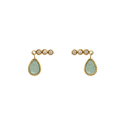 AEC Paris Earrings Roma Aventurine