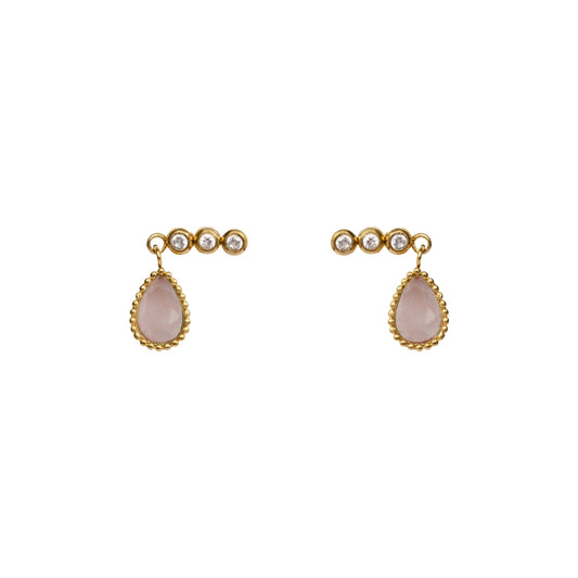 AEC Paris Earrings Roma Watermelon Quartz