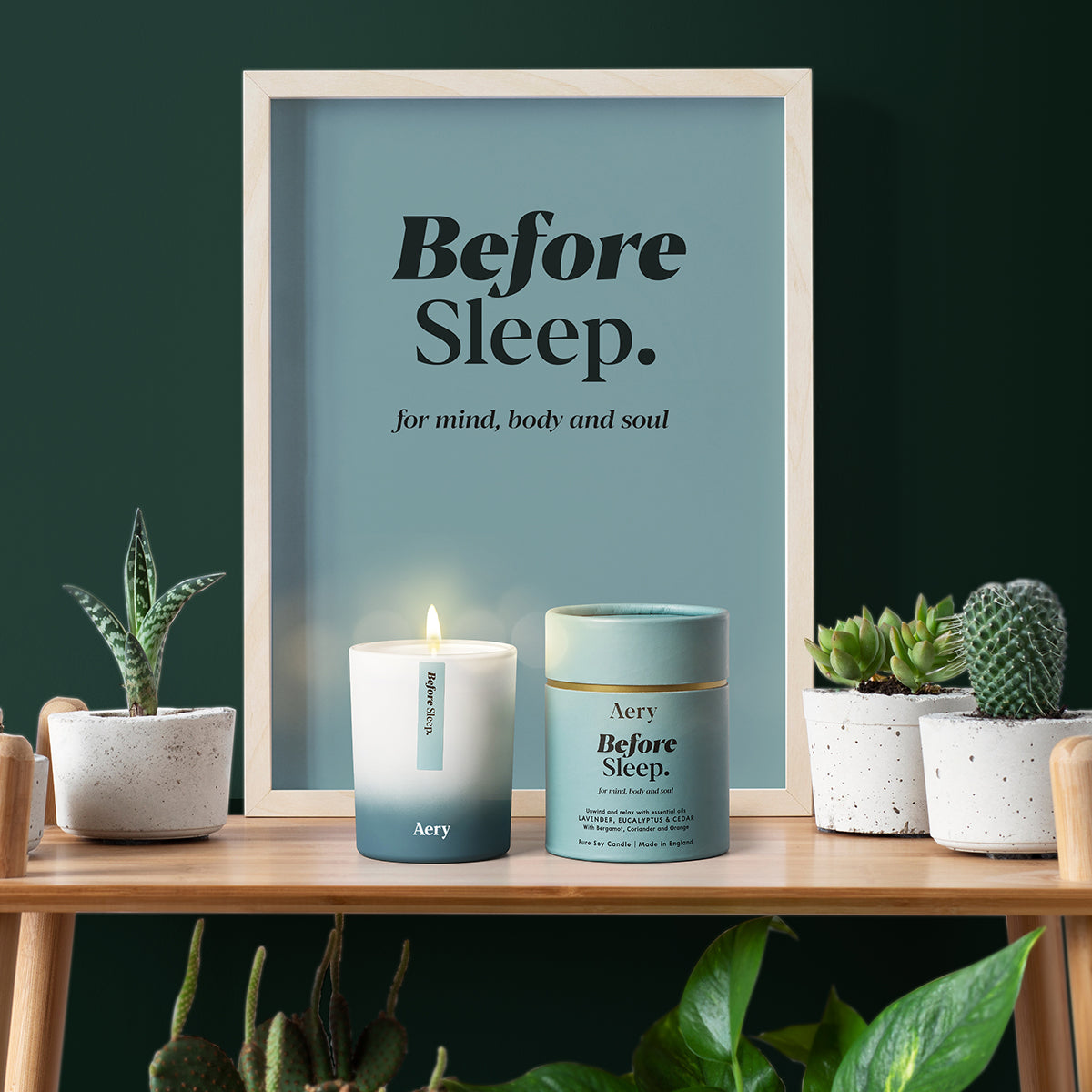 Aery Living Aromatherapy 200g Soy Candle Before Sleep