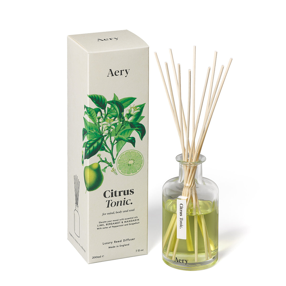 Botanical 200ml Reed Diffuser Citrus Tonic