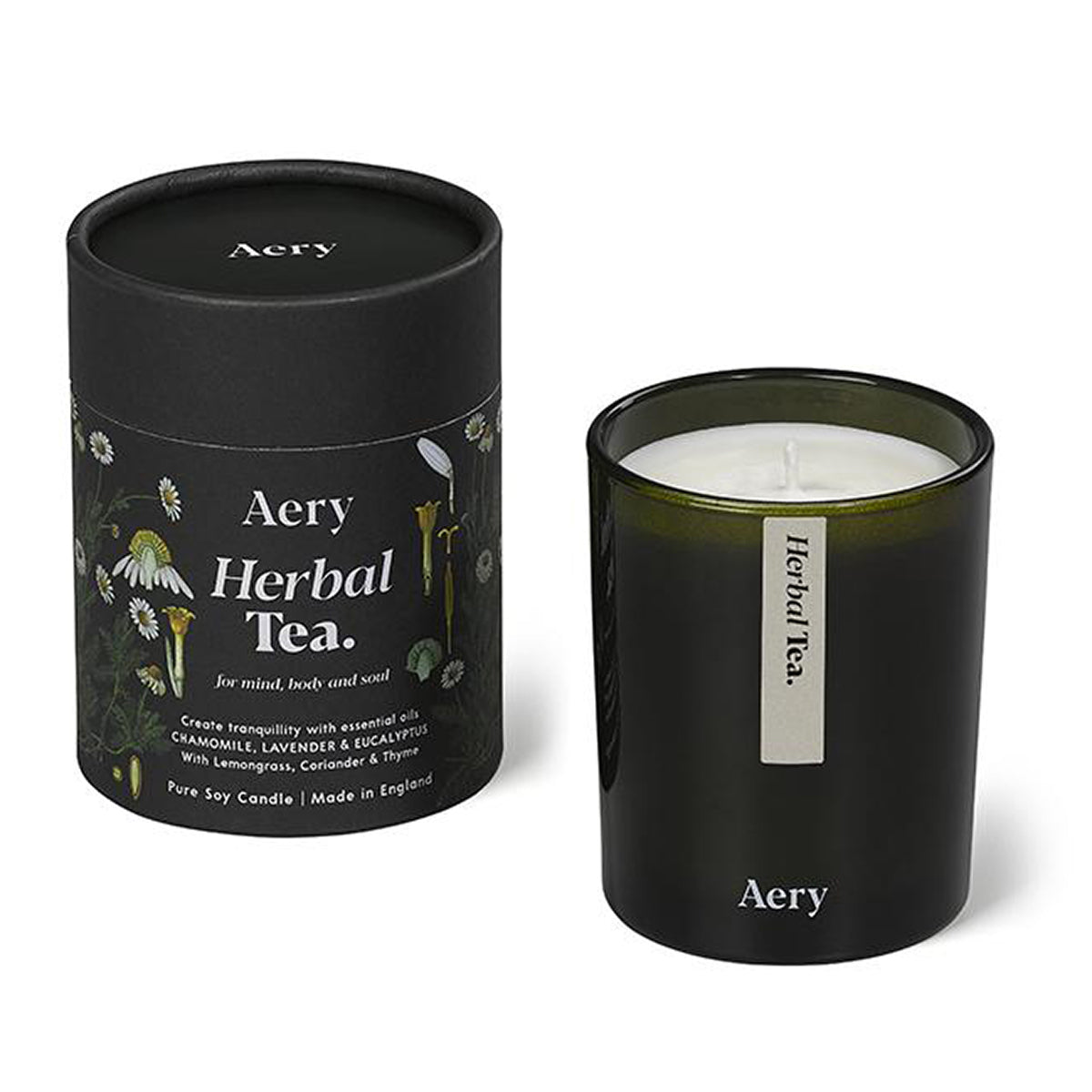 Botanical Green 200g Soy Candle Herbal Tea