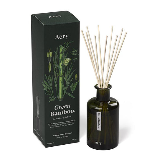 Botanical Green 200ml Reed Diffuser Green Bamboo