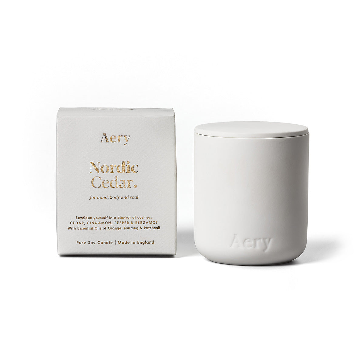 Fernweh 280g Candle with Lid Nordic Cedar