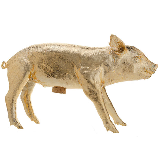 Areaware Bank Pig Gold Chrome