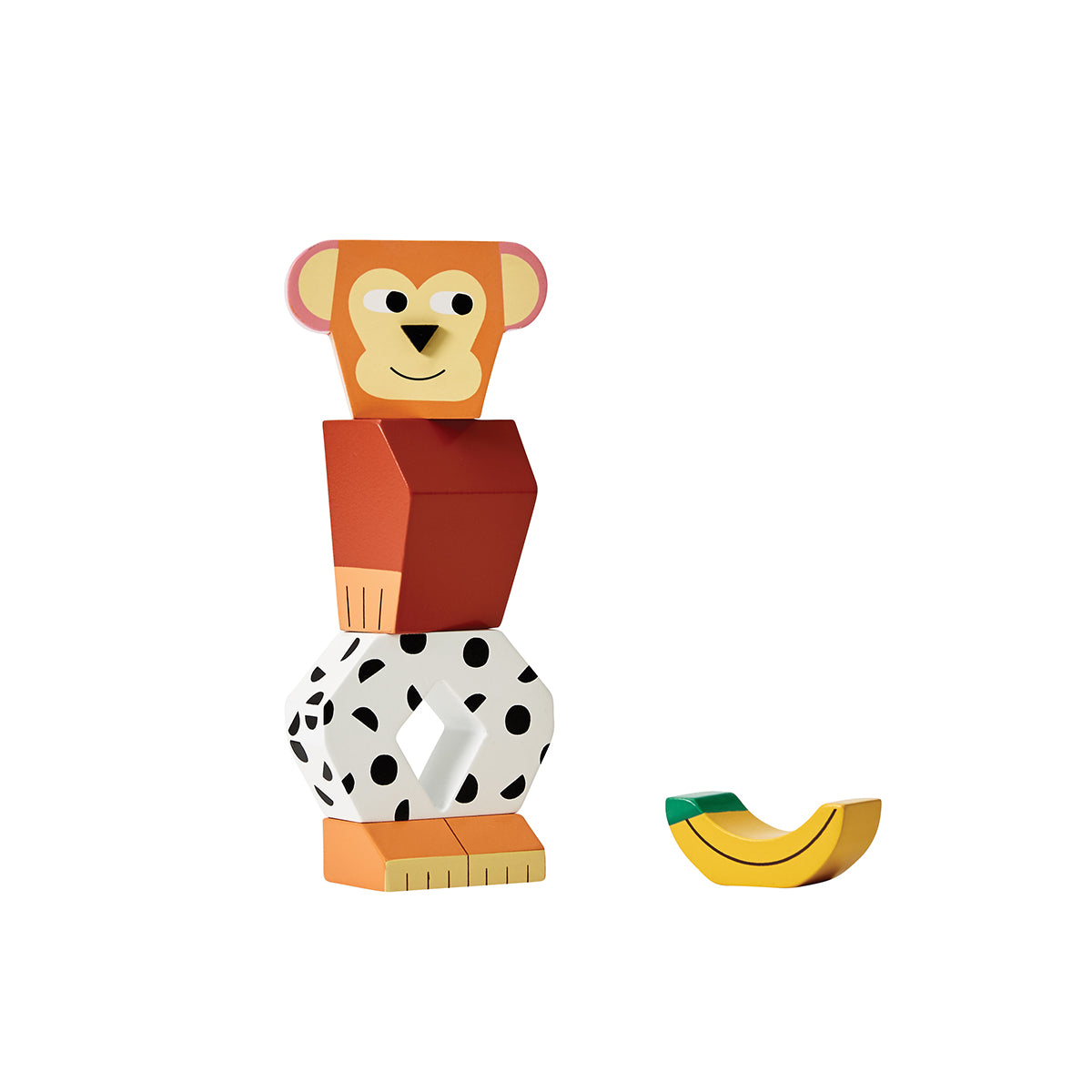 Areaware Block Party Monkey Wooden Toy Wooden Toy