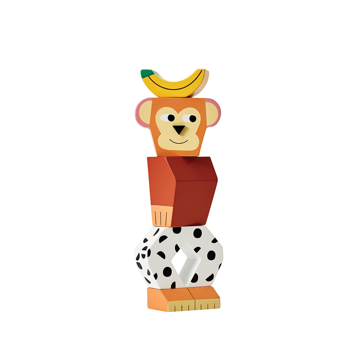 Areaware Block Party Monkey Wooden Toy Wooden Toy