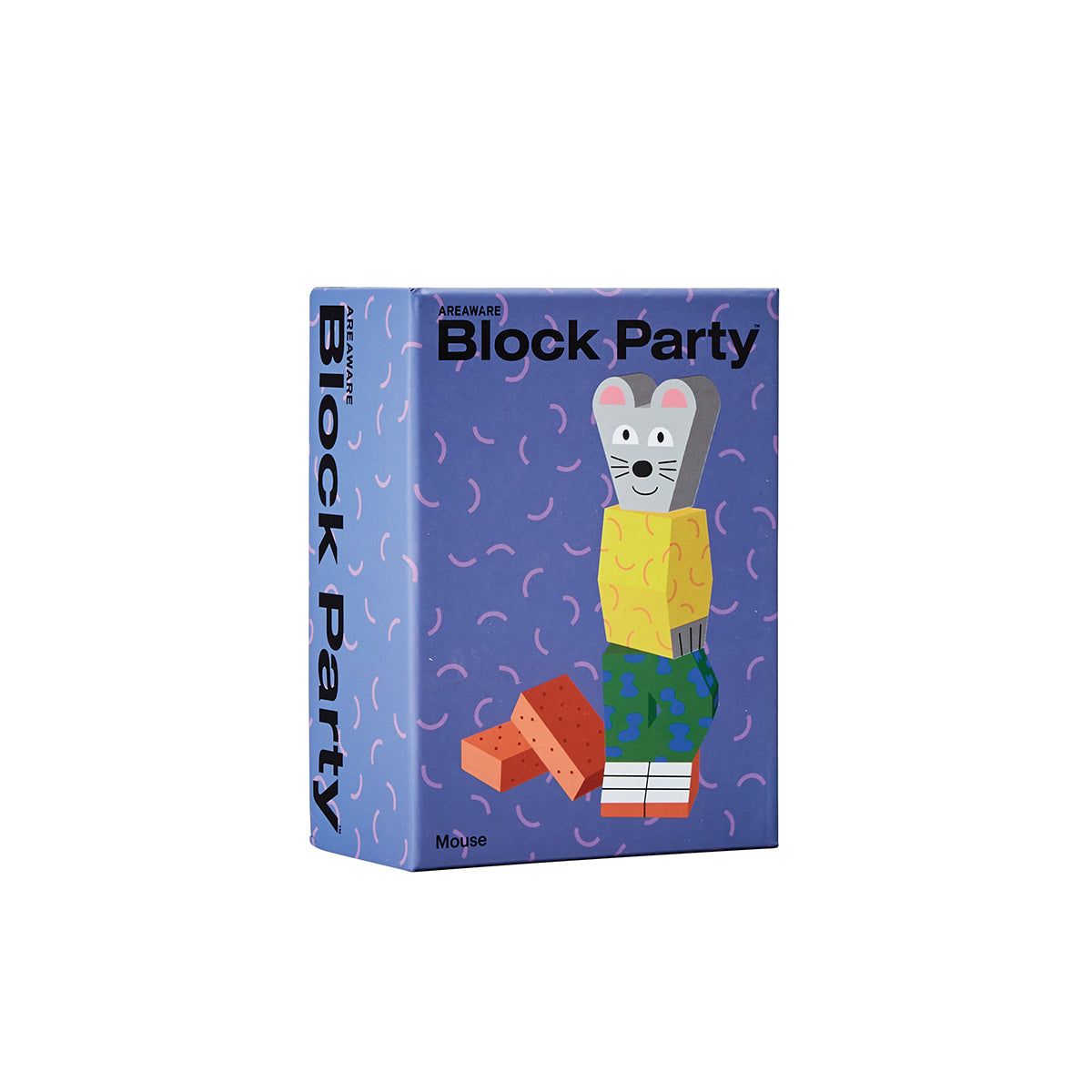 Areaware Block Party Mouse Wooden Toy Wooden Toy