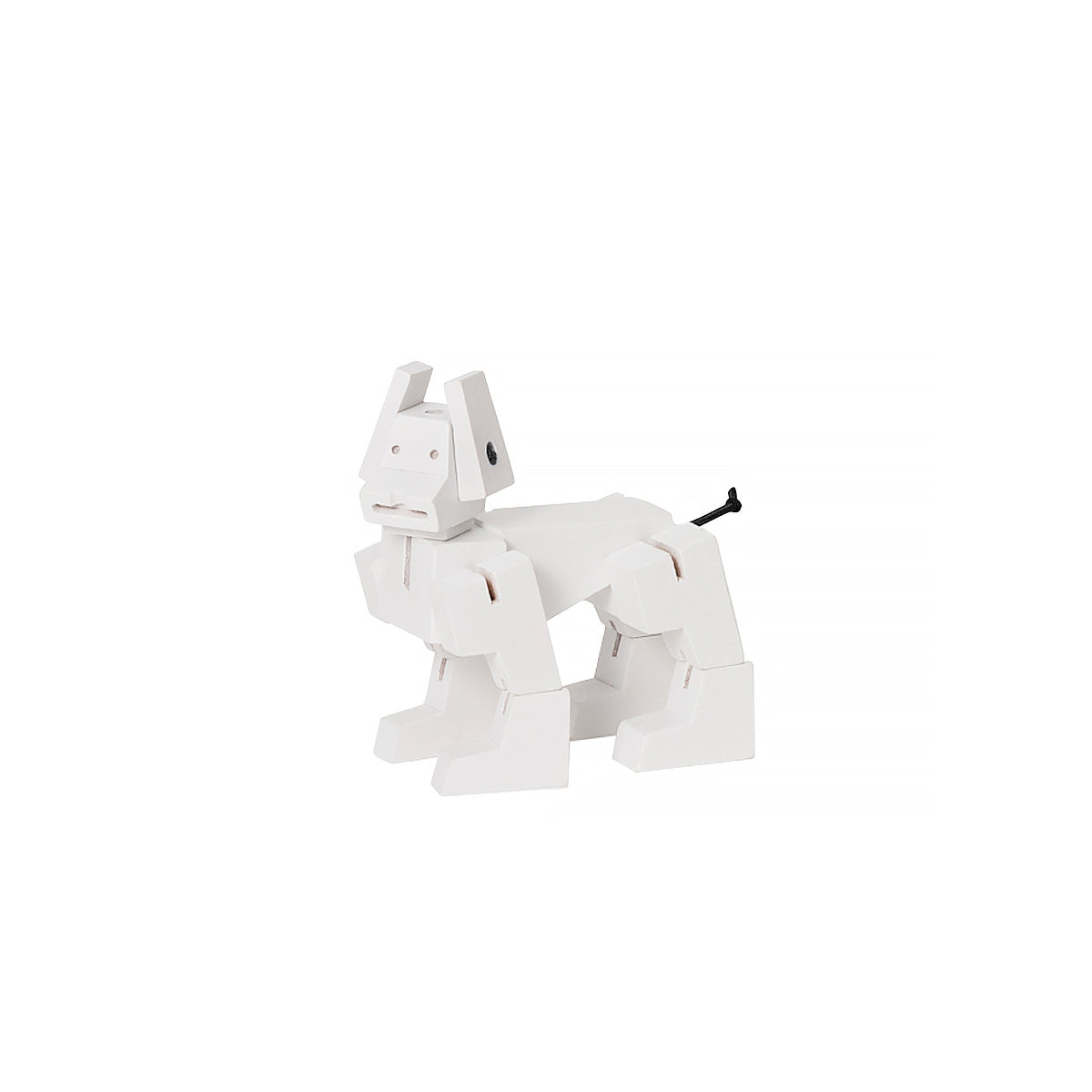 Areaware Cubebot Milo Micro White Robot Toy Robot Toy