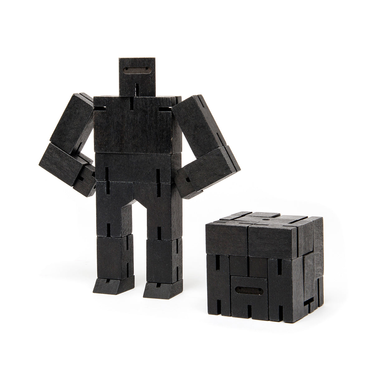 Areaware Cubebot Small Ninja Black Robot Toy Robot Toy